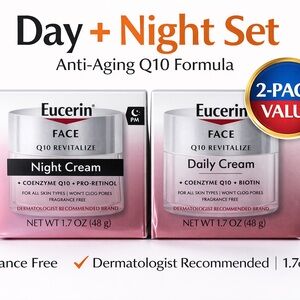 Q10 Revitalize Day & Night Moisturizer Set — Pink